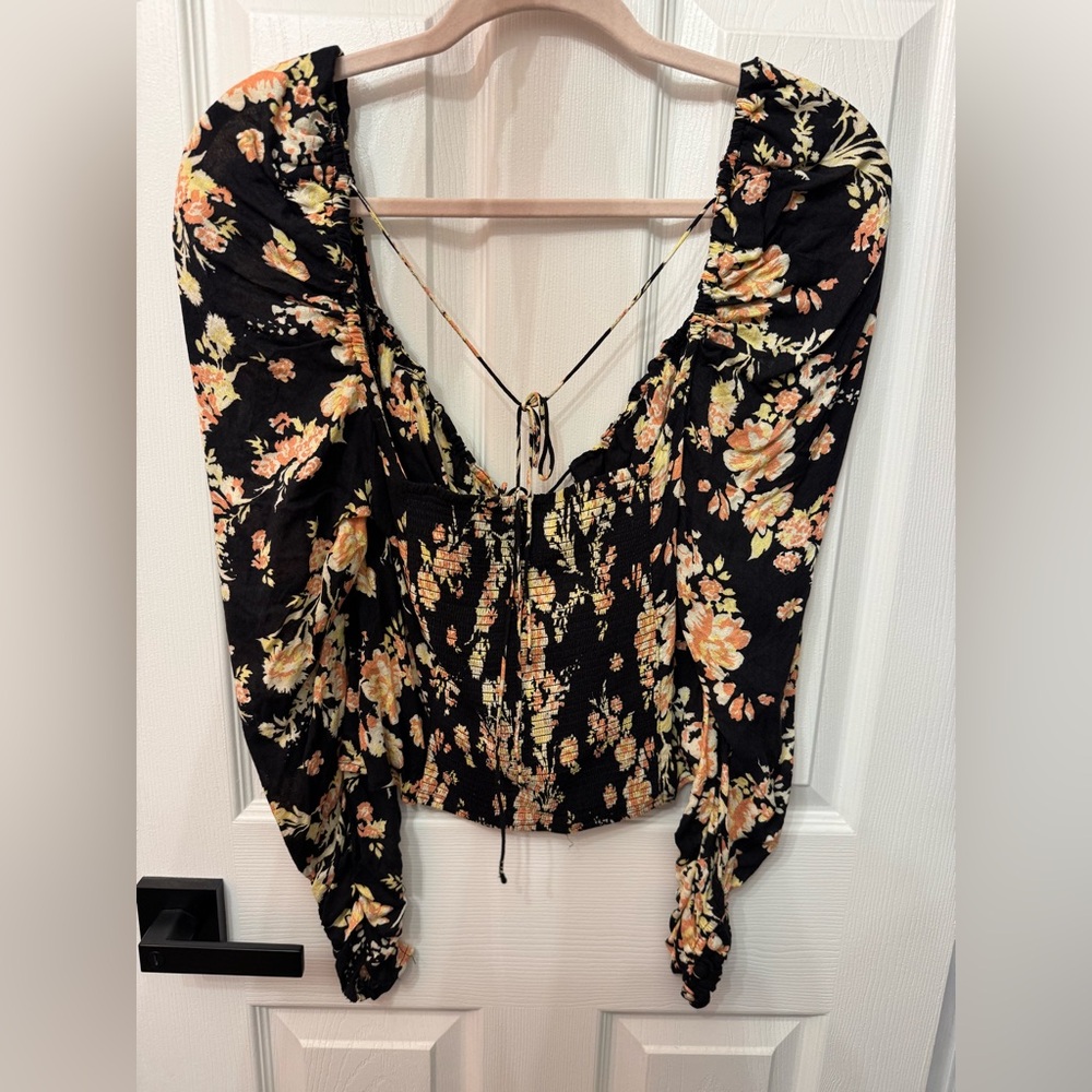 Free People Hilary Print Top